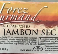 Jambon sec 4 tranches