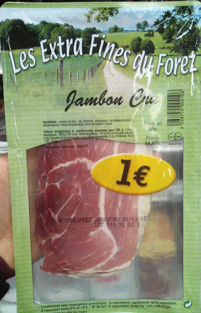 Jambon cru