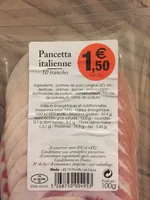 Pancetta italienne