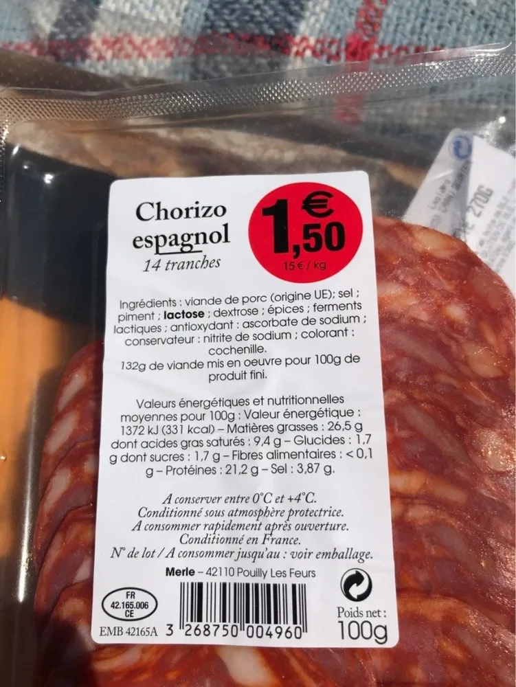 Chorizo Espagnol