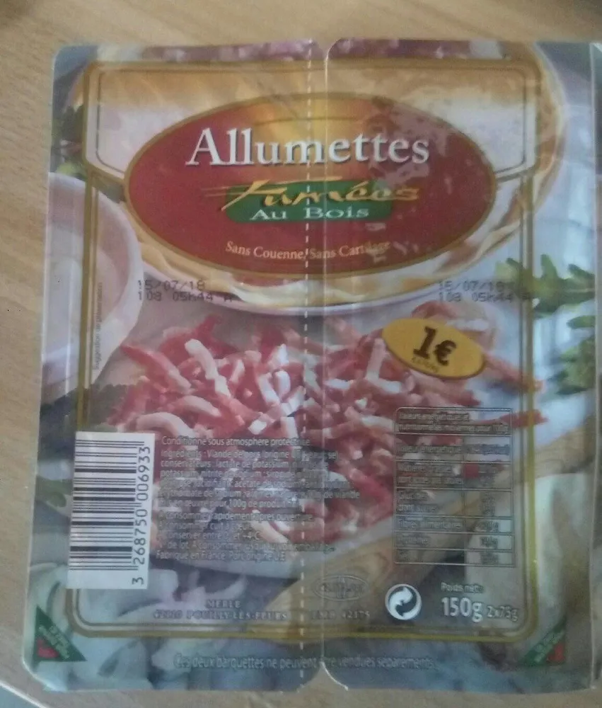 allumettes fumées