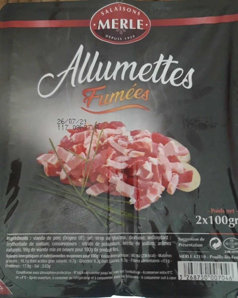 Allumettes fumées