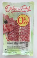 Saucisson sec aux noisettes