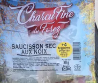 Saucisson sec aux noix