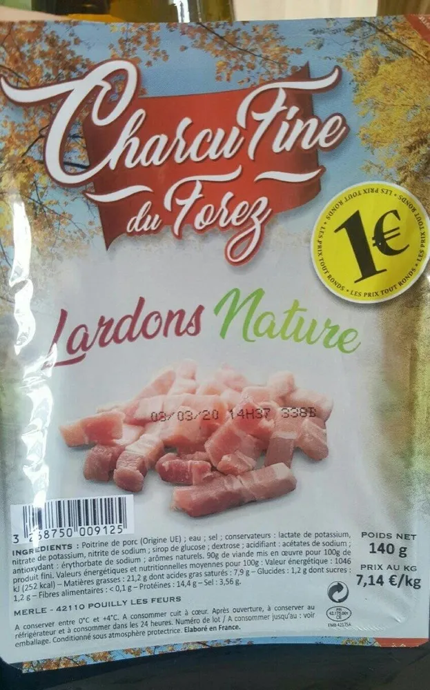 Lardons nature