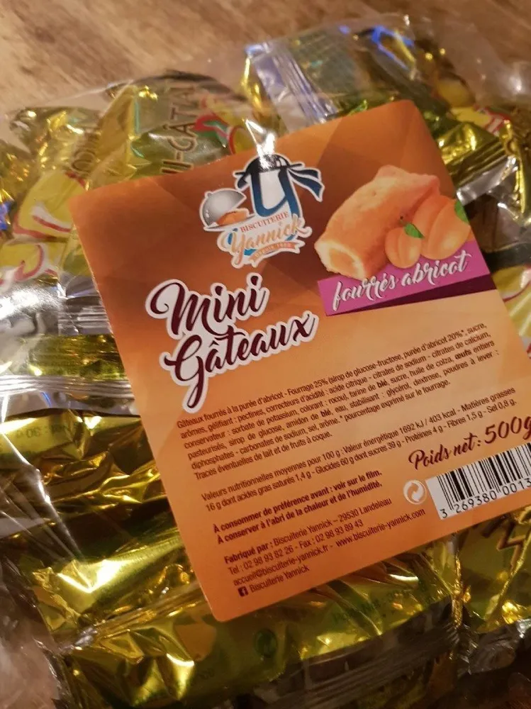 Mini gâteaux fourrés abricot