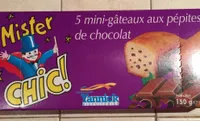 5 mini gateaux aux pépites de chocolat