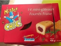 14 Mini Gateaux Fourres Fraise