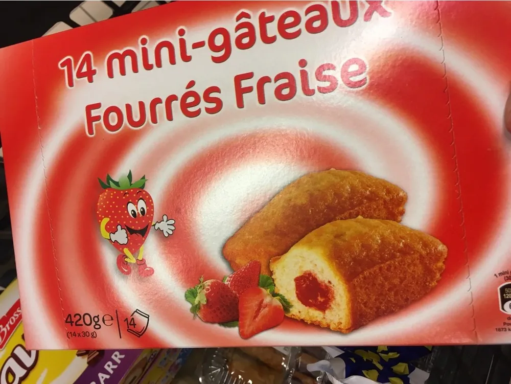 Fourrés fraise
