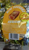 Mini fourrés abricot