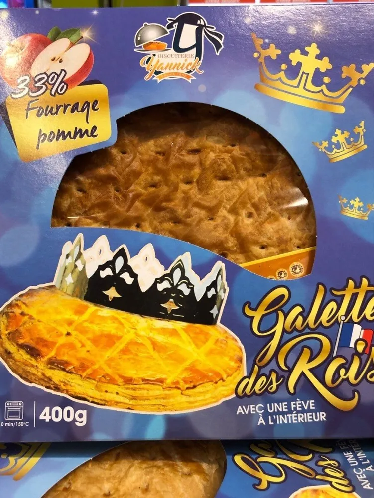 Galette des rois avec fourrage a base de pomme