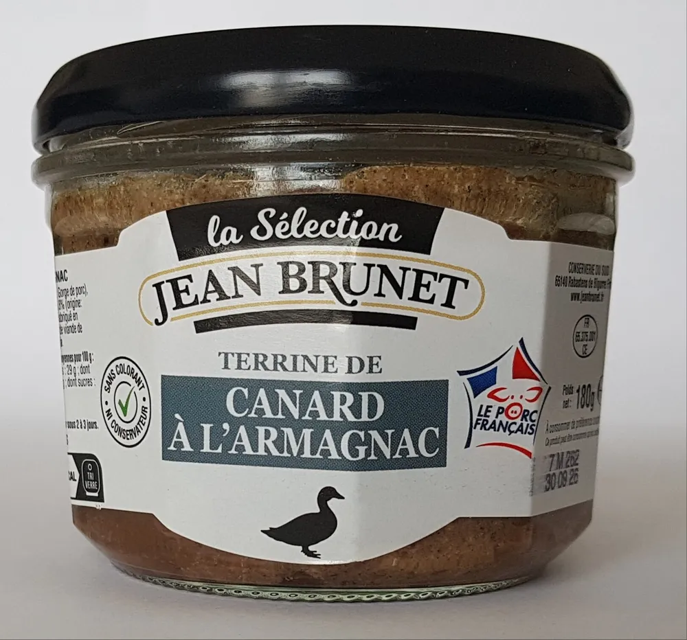 TERRINE DE CANARD À L'ARMAGNAC