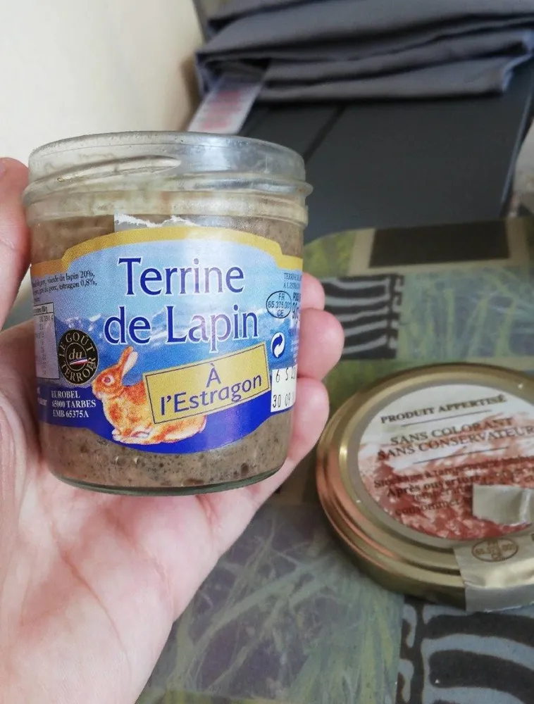Terrine de lapin à l'estragon