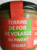 Terrine de foie de volaille au piment d'oiseau