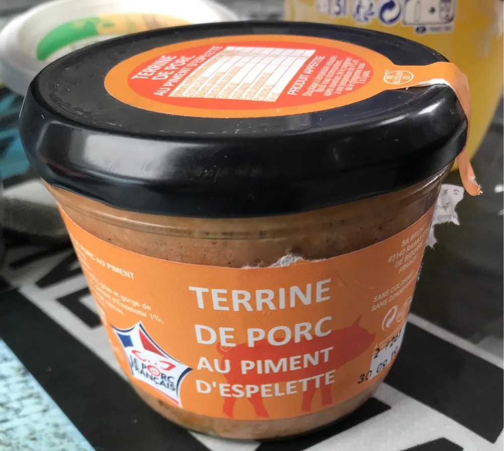 Terrine De Porc Au Piment D'espelette, 180 Grammes, Marque Le Pâté Gourmet