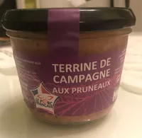 Terrine de campagne aux pruneaux