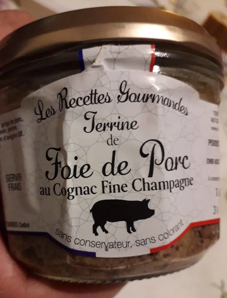 Terrine de foie de porc au Cognac