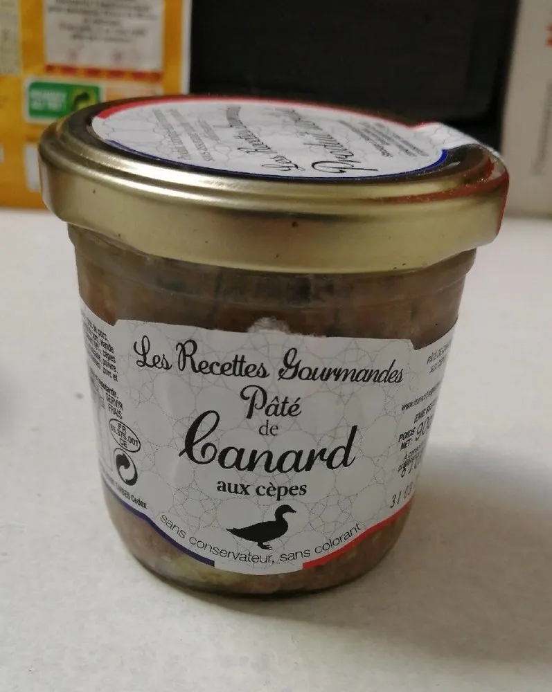 Pâte de canard aux cèpes