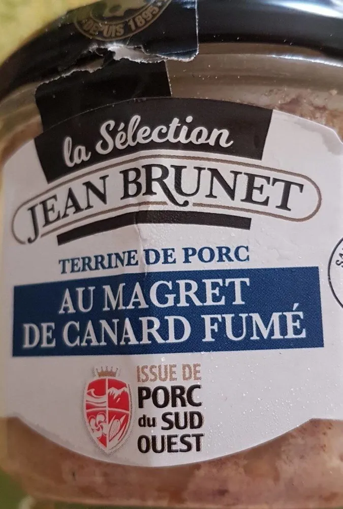 Terrine de porc au magret de canard fumé
