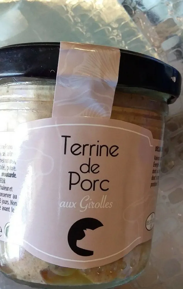 Terrine de porc aux girolles