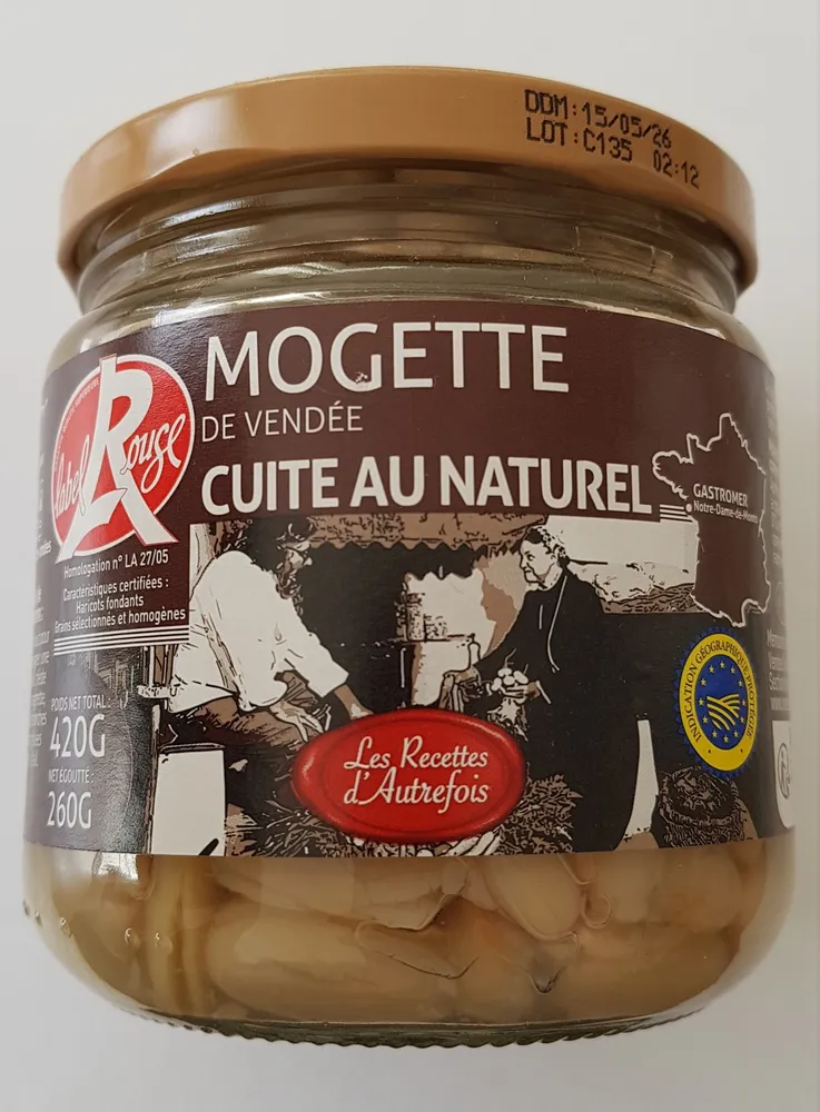 Mogettes de Vendee cuites au naturel GASTROMER