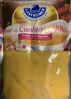 Sauce crème de crustacés au whisky