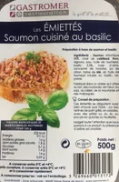Emiettes saumon cuisiner au basilic