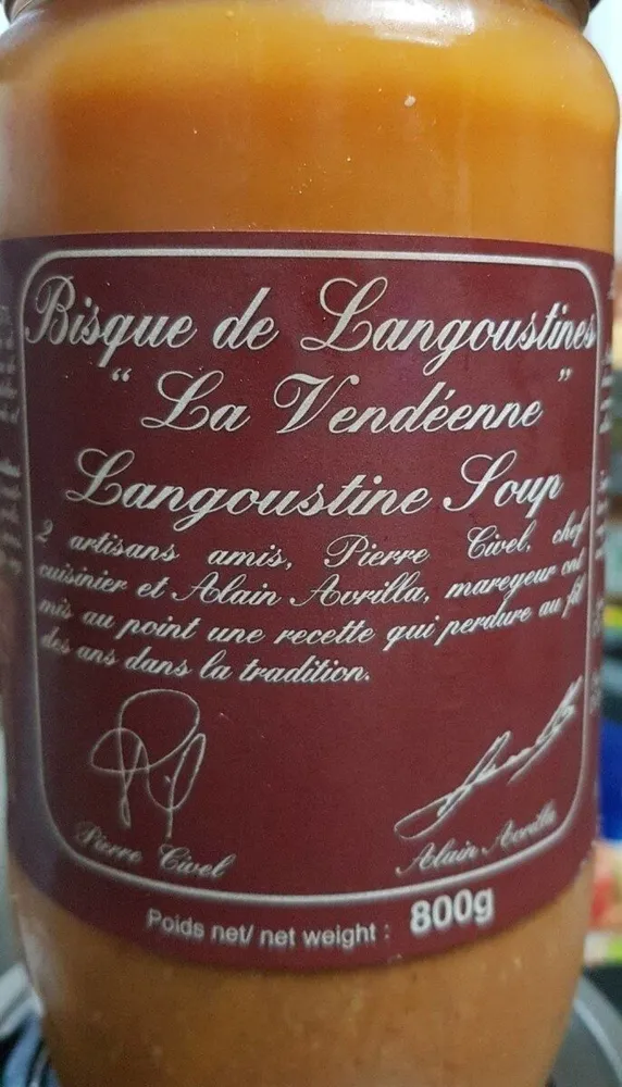 Bisque de langoustines