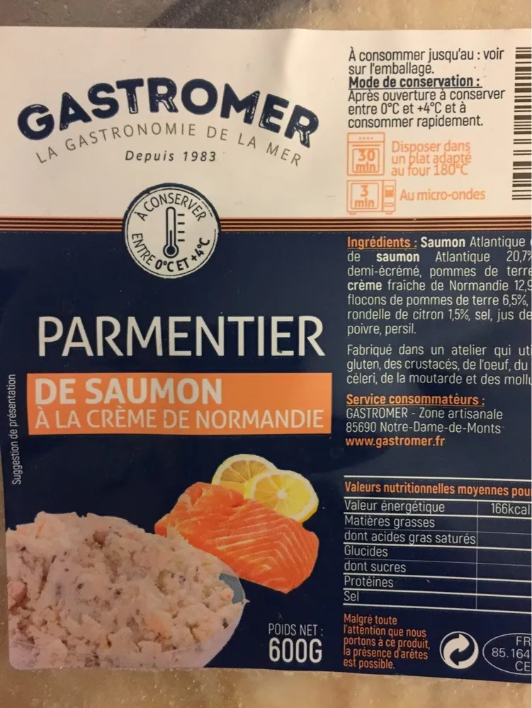 Parmentier de saumon
