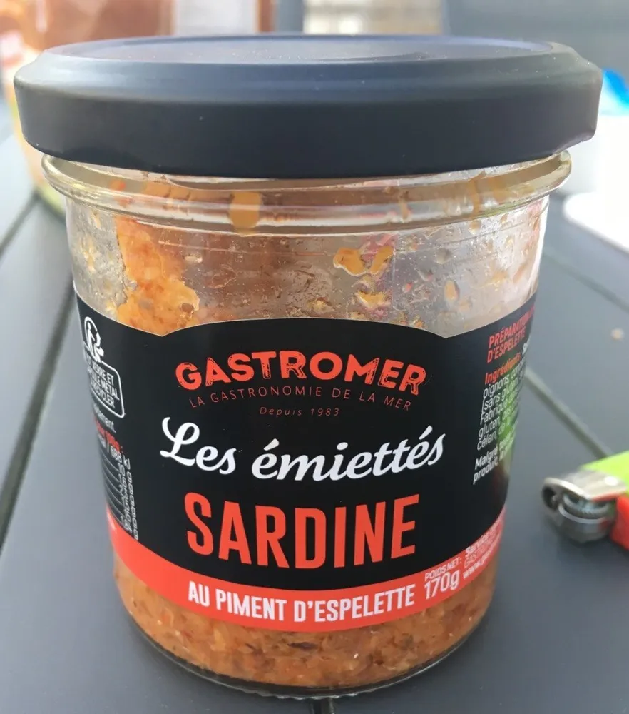 Les émiettés sardine