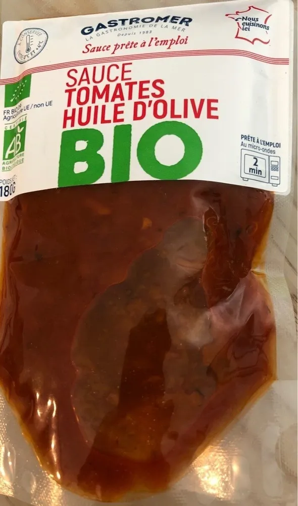 Sauce tomates huile d'olive