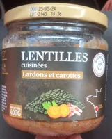 Lentilles Cuisinées Lardons Carottes