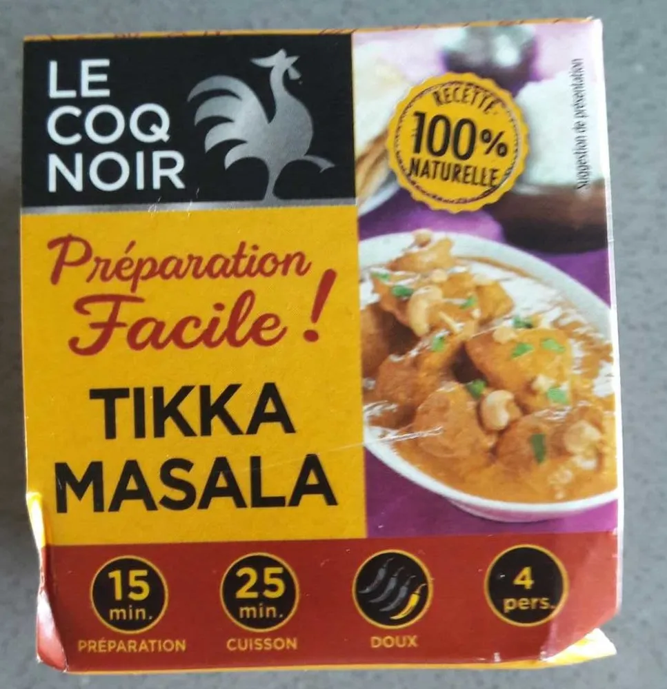Préparation Facile Tikka Masala