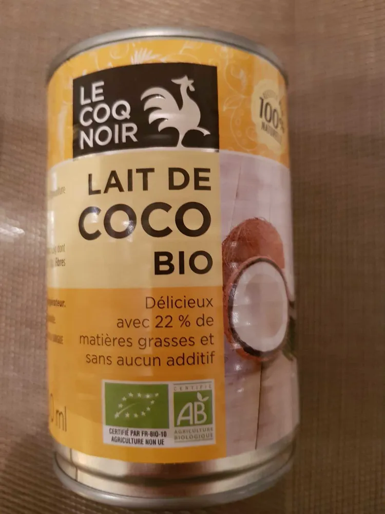 Lait de Coco Bio