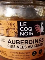 Aubergines cuisinées au curry