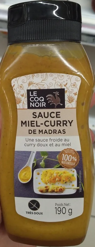 Sauce miel-curry de Madras