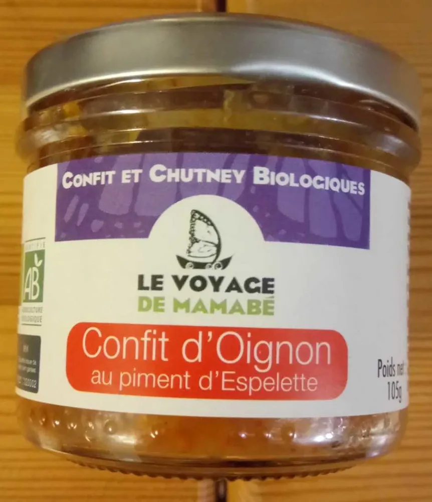 Confit d'oignon au piment d'Espelette