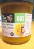 Confiture de mangue, passion, curcuma