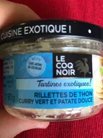 Rillettes de thon curry vert et patate douce