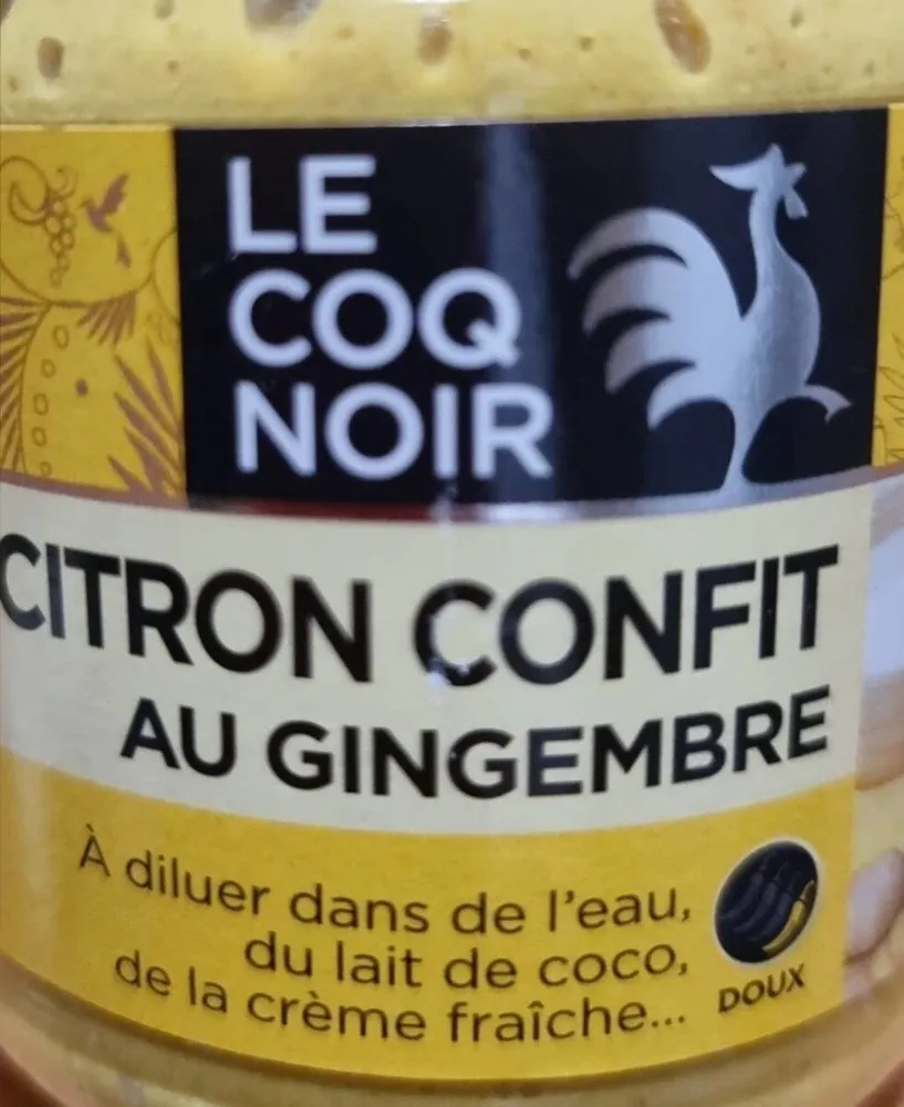 Citron confit au gingembre