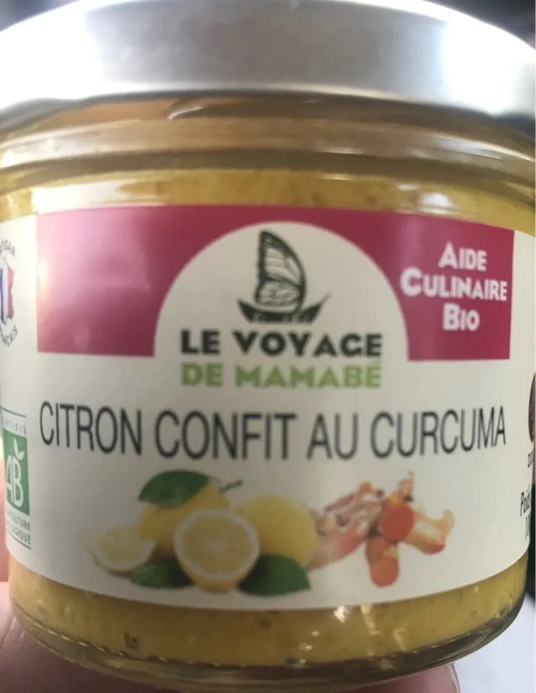 Citron confit au curcuma