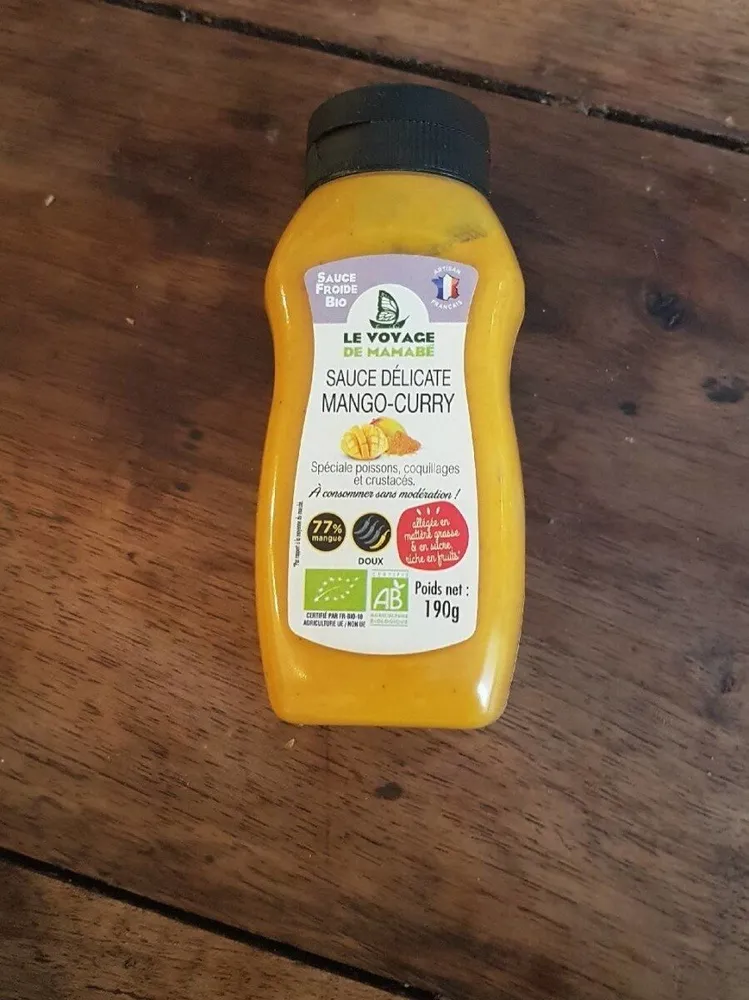 Sauce délicate mango curry