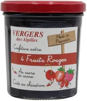 Confiture 4 Fruits Rouges