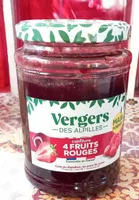 Confiture 4 fruits rouges Vergers des Alpilles