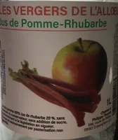 Jus de pomme rhubarbe