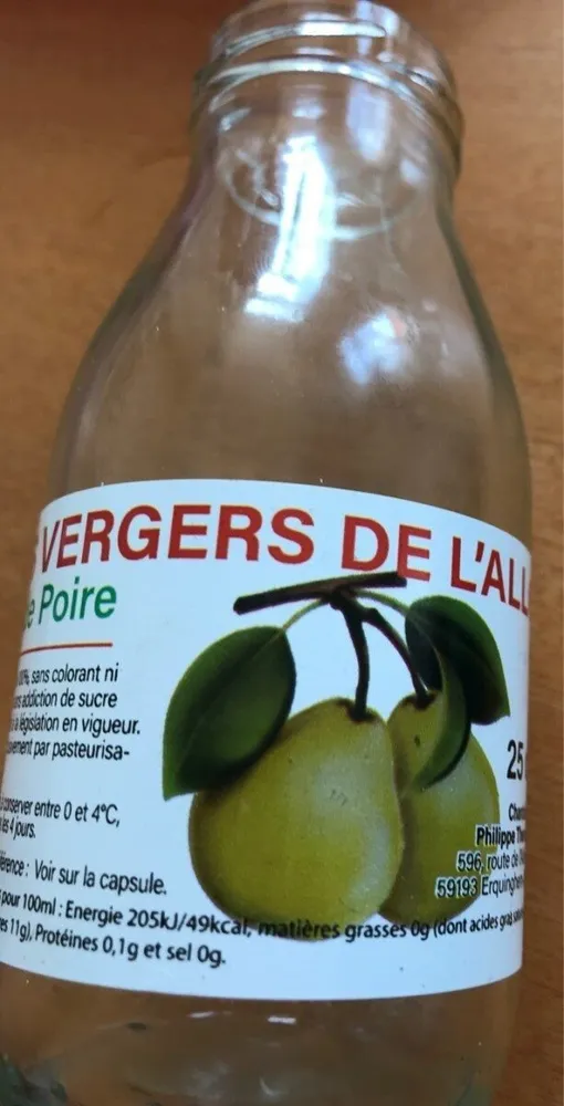 Jus de pomme cassis