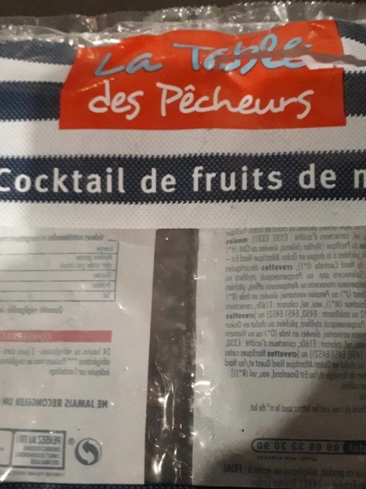 cocktail de fruits de mer