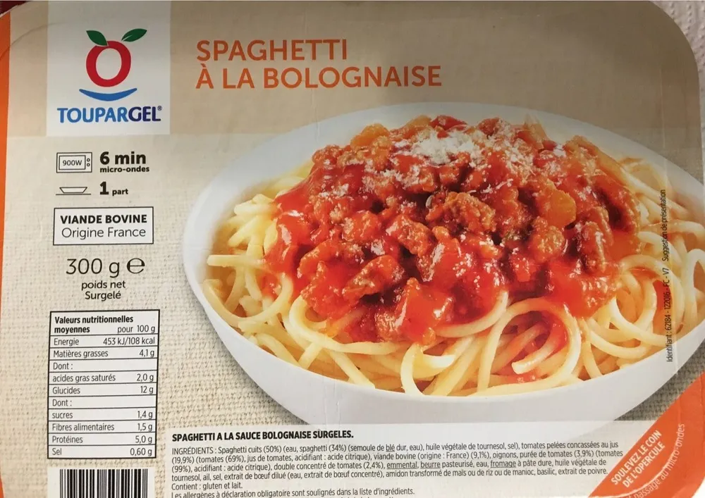 Spaghetti à la bolognaise