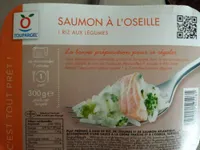 Saumon à l'Oseille Riz aux Légumes