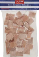 Cubes de Saumon de l'Atlantique